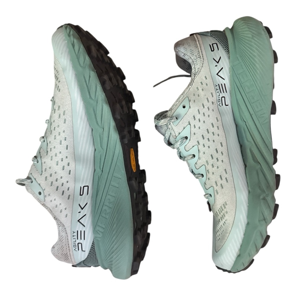 Merrell AGILITY PEAK 5 Women's Size 7 Running Shoes Hiking Camping Frost Blue - Picture 4 of 15